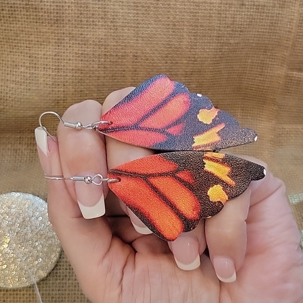 BUTTERFLY WING EARRINGS